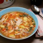 CIORBA DE COQUELET CU TAITEI